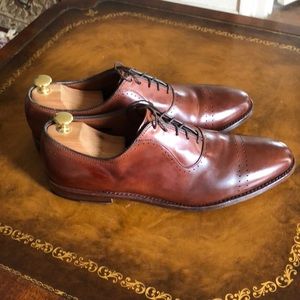 Allen Edmonds Vernon in chestnut calf, 11.5 US